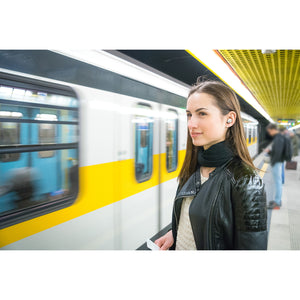 JVC - Écouteurs Compact avec Suppression de Bruit, Microphone et Contrôle Tactiles, Blanc - Simple Boutique