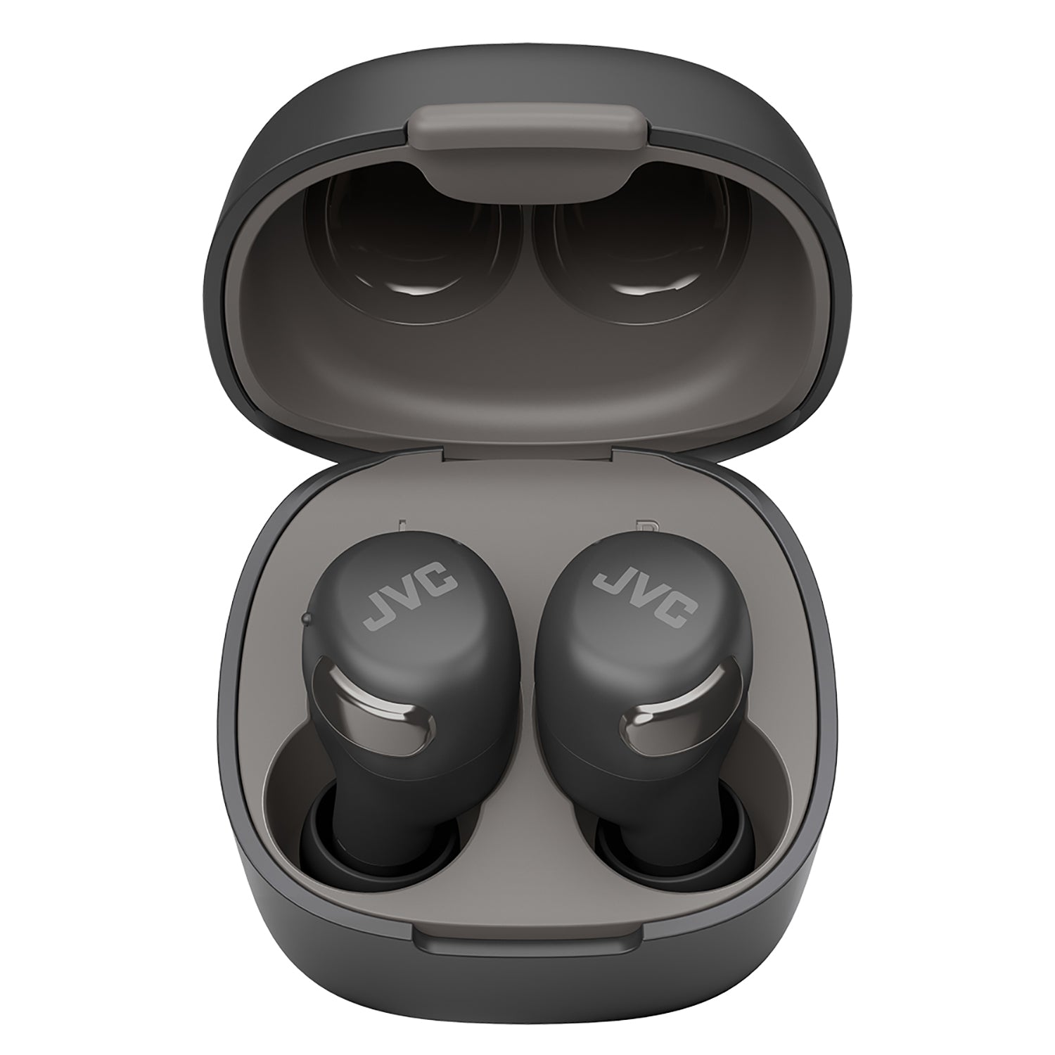 JVC - Écouteurs Compact avec Suppression de Bruit, Microphone et Contrôle Tactiles, Noir - Simple Boutique