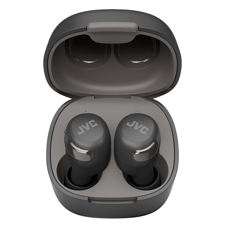 JVC - Écouteurs Compact avec Suppression de Bruit, Microphone et Contrôle Tactiles, Noir - Simple Boutique