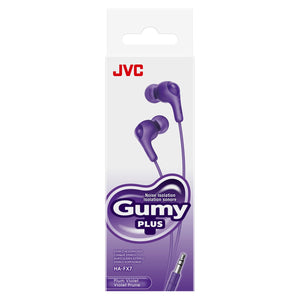 JVC - Écouteurs Intra-Auriculaire Filaire, Gumy Plus, Mauve - Simple Boutique