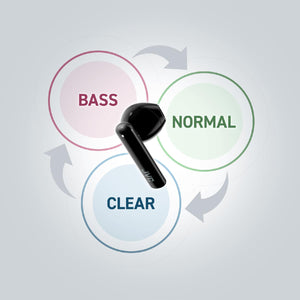 JVC - Écouteurs Intra-Auriculaires Sans-Fil avec Boitier de Recharge et Microphone Intégré, Noir - Simple Boutique