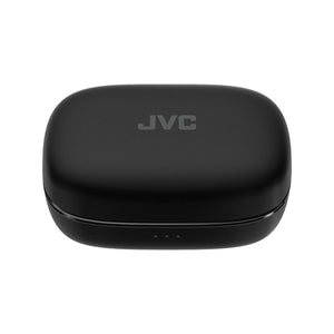 JVC - Écouteurs Sport Sans Fil avec Réduction Active du Bruit, Mode Ambiant, Crochets d’Oreille, 30h Autonomie, IPX5, Bluetooth 5.1, Noir - HA-EC75T-B - Simple Boutique