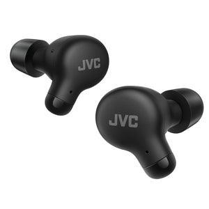 JVC HA-A18T-B - Écouteurs Intra-Auriculaires Marshmallow, Bluetooth 5.3, Avec Boitier de Racharge et Commandes Tactiles, Noir - Simple Boutique