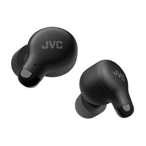 JVC HA-A18T-B - Écouteurs Intra-Auriculaires Marshmallow, Bluetooth 5.3, Avec Boitier de Racharge et Commandes Tactiles, Noir - Simple Boutique