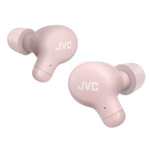 JVC HA-A18T-P - Écouteurs Intra-Auriculaires Marshmallow, Bluetooth 5.3, Avec Boitier de Racharge et Commandes Tactiles, Rose - Simple Boutique