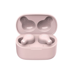 JVC HA-A18T-P - Écouteurs Intra-Auriculaires Marshmallow, Bluetooth 5.3, Avec Boitier de Racharge et Commandes Tactiles, Rose - Simple Boutique