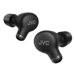 JVC HA-A25T-B - Écouteurs Intra-Auriculaire Marshmallow avec Suppression du Bruit, Bluetooth 5.3, Boitier de Recharge et Commandes Tactiles, Noir - Simple Boutique