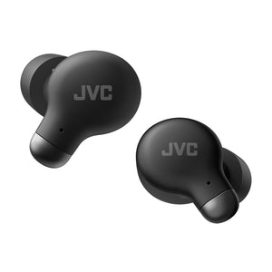 JVC HA-A25T-B - Écouteurs Intra-Auriculaire Marshmallow avec Suppression du Bruit, Bluetooth 5.3, Boitier de Recharge et Commandes Tactiles, Noir - Simple Boutique