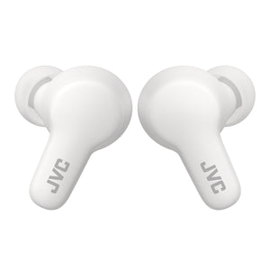 JVC HA-A7T2-W - Écouteurs Intra-Auriculaires Gumy, Bluetooth 5.3, Boitier de Recharge et Commandes Tactiles, Blanc - Simple Boutique