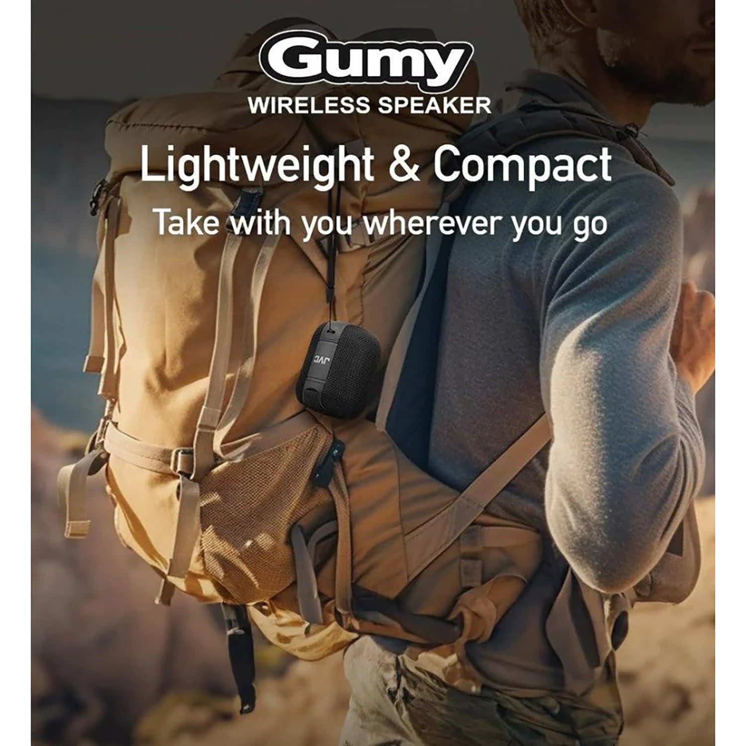 JVC - Haut-Parleur Sans-Fil Portable, Bluetooth 5.3, Autonomie de 15 Heures, Noir - Simple Boutique