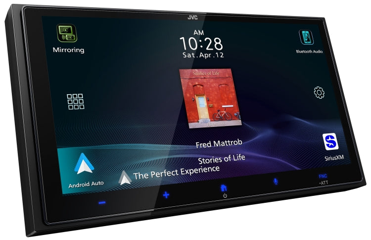 JVC – Récepteur Multimédia 7" HD, Apple CarPlay / Android Auto Sans Fil, Wi-Fi, HDMI, Bluetooth, Compatible SiriusXM - KW-M795BW - Simple Boutique