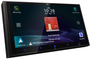 JVC – Récepteur Multimédia 7" HD, Apple CarPlay / Android Auto Sans Fil, Wi-Fi, HDMI, Bluetooth, Compatible SiriusXM - KW-M795BW - Simple Boutique