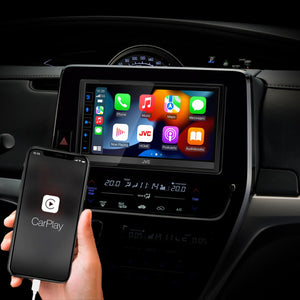 JVC - Récepteur Multimédia Numérique avec Écran Tactile de 6.8", Bluetooth, Pour Voiture, Noir - Simple Boutique