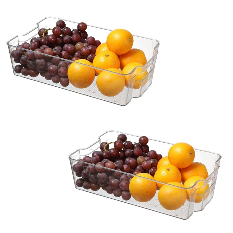 Jessar - Ensemble de 2 Organisateurs de Rangement pour Réfrigérateur ou Congélateur, 37,5 X 21 X 10cm - Simple Boutique