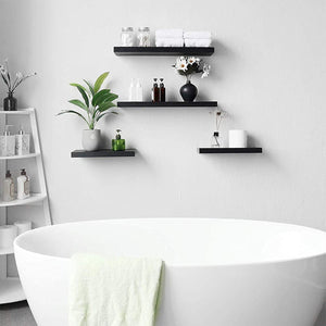 Jessar - Ensemble de 3 Tablettes Flottantes Murales, 15.75" x 9.25" x 1.5" , Naturel - Simple Boutique