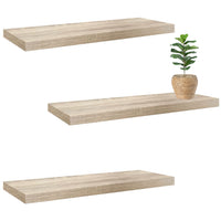 Jessar - Ensemble de 3 Tablettes Flottantes Murales, 31.5" x 9.25" x 1.5" , Naturel - Simple Boutique