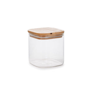 Jessar - Ensemble de 4 Contenants de Rangement en Verre Borosilicaté, Capacité de 550 ml - Simple Boutique