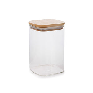 Jessar - Ensemble de 4 Contenants de Rangement en Verre Borosilicaté, Capacité de 950 ml - Simple Boutique