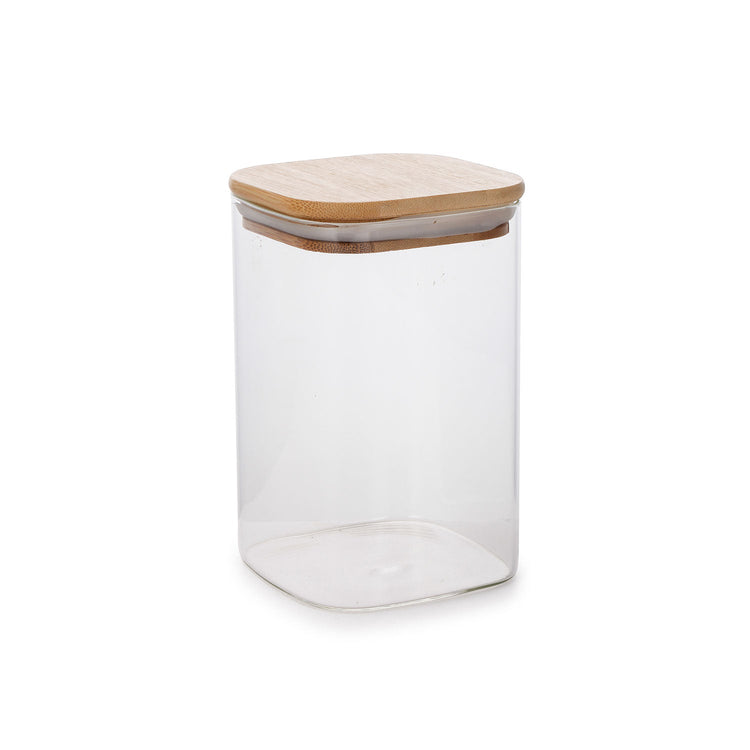 Jessar - Ensemble de 4 Contenants de Rangement en Verre Borosilicaté, Capacité de 950 ml - Simple Boutique