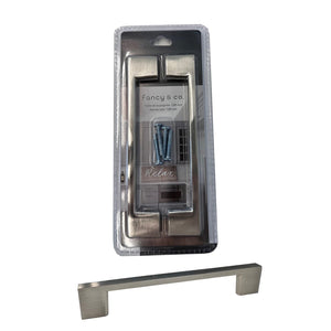 Jessar - Lot de 12 Poignées pour Armoire, 128mm de Hauteur, De la Collection Soho, Argent - Simple Boutique