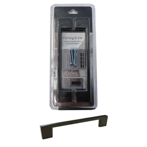 Jessar - Lot de 12 Poignées pour Armoire, 128mm de Hauteur, De la Collection Soho, Noir - Simple Boutique