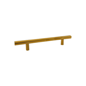 Jessar - Lot de 12 Poignées pour Armoire, 128mm de Hauteur, De la Collection Stanley, Doré - Simple Boutique