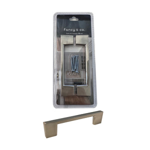 Jessar - Lot de 12 Poignées pour Armoire, 96mm de Hauteur, De la Collection Soho, Argent - Simple Boutique