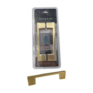 Jessar - Lot de 12 Poignées pour Armoire, 96mm de Hauteur, De la Collection Soho, Doré - Simple Boutique