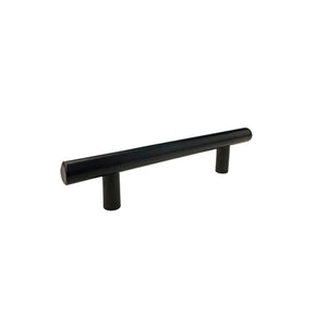 Jessar - Lot de 12 Poignées pour Armoire, 96mm de Hauteur, De la Collection Stanley, Noir - Simple Boutique