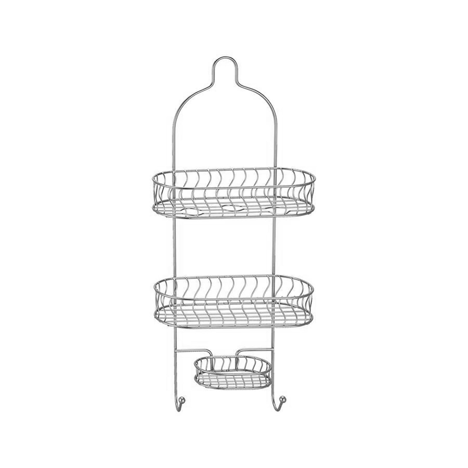 Jessar - Support Suspendu pour Accessoires de Douche, Argenté - Simple Boutique