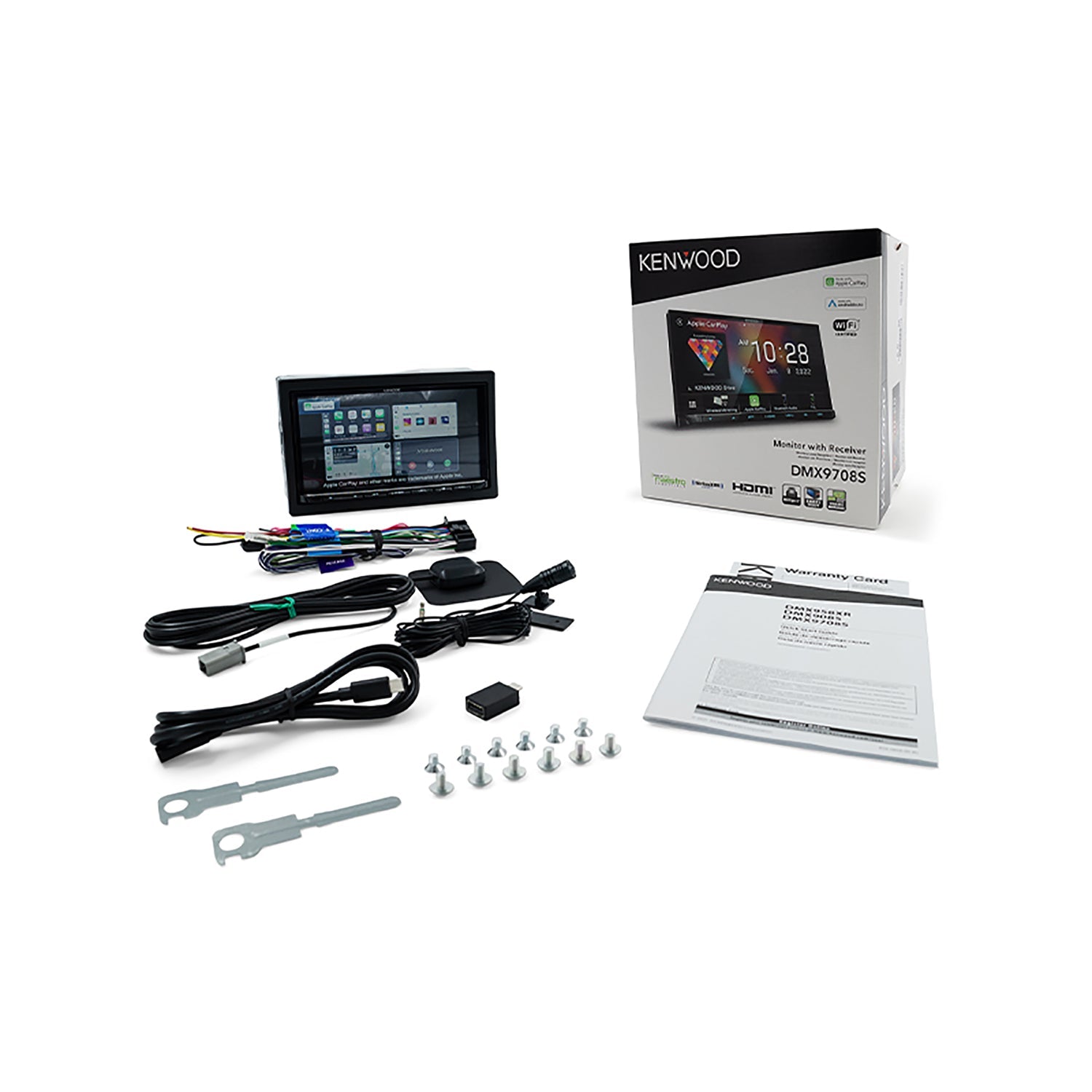 Kenwood - Récepteur Multimédia Numérique avec Écran Tactile de 6.95" pour Voiture - Simple Boutique