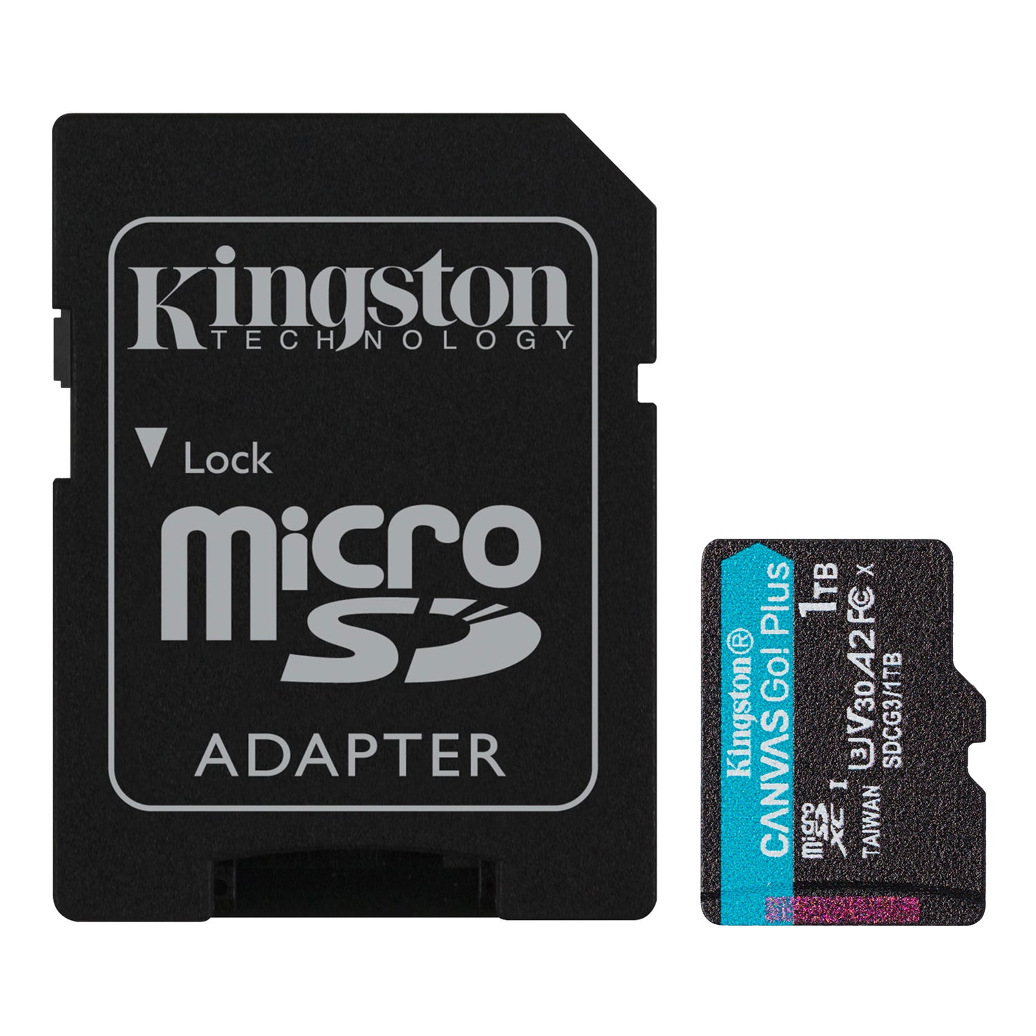 Kingston - Carte Mémoire MicroSD Canvas Go! Plus, 170R A2 U3 V30, Capacité de 1 To - Simple Boutique
