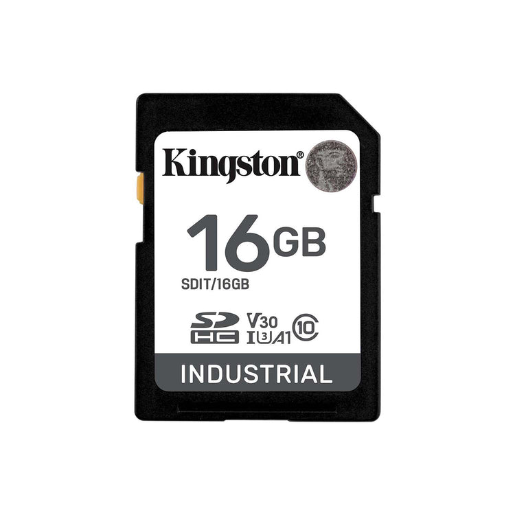 Kingston - Carte Mémoire SD Industrielle, Résistant aux Températures Extrêmes, Capacité de 16 Go - Simple Boutique
