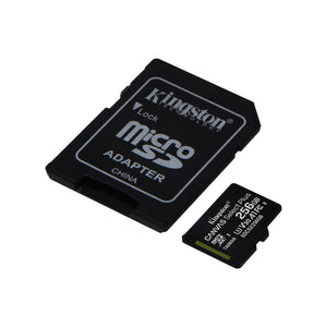 Kingston Carte Micro SD 256GB Canvas Select Plus 100R A1 C10 Carte + Adapteur - Simple Boutique