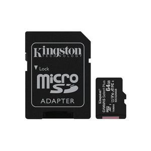 Kingston Carte Micro SD 64GB Canvas Select Plus 100R A1 C10 Carte + Adapteur - Simple Boutique