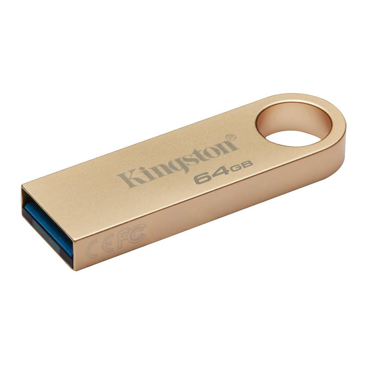 Kingston - Clé USB 3.2 DataTraveler SE9 G3, 220MB/s, Boitier en Métal, Capacité de 64GO - Simple Boutique