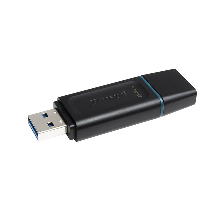 Kingston - Clé USB 3.2 Gen 1 DataTraveler Exodia, Capacité de 64 Go, Bleu - Simple Boutique