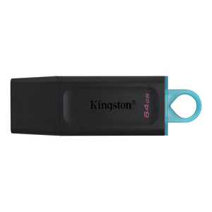 Kingston - Clé USB 3.2 Gen 1 DataTraveler Exodia, Capacité de 64 Go, Bleu - Simple Boutique