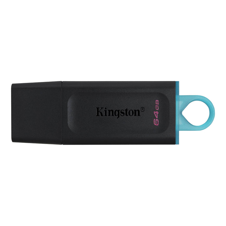 Kingston - Clé USB 3.2 Gen 1 DataTraveler Exodia, Capacité de 64 Go, Bleu - Simple Boutique
