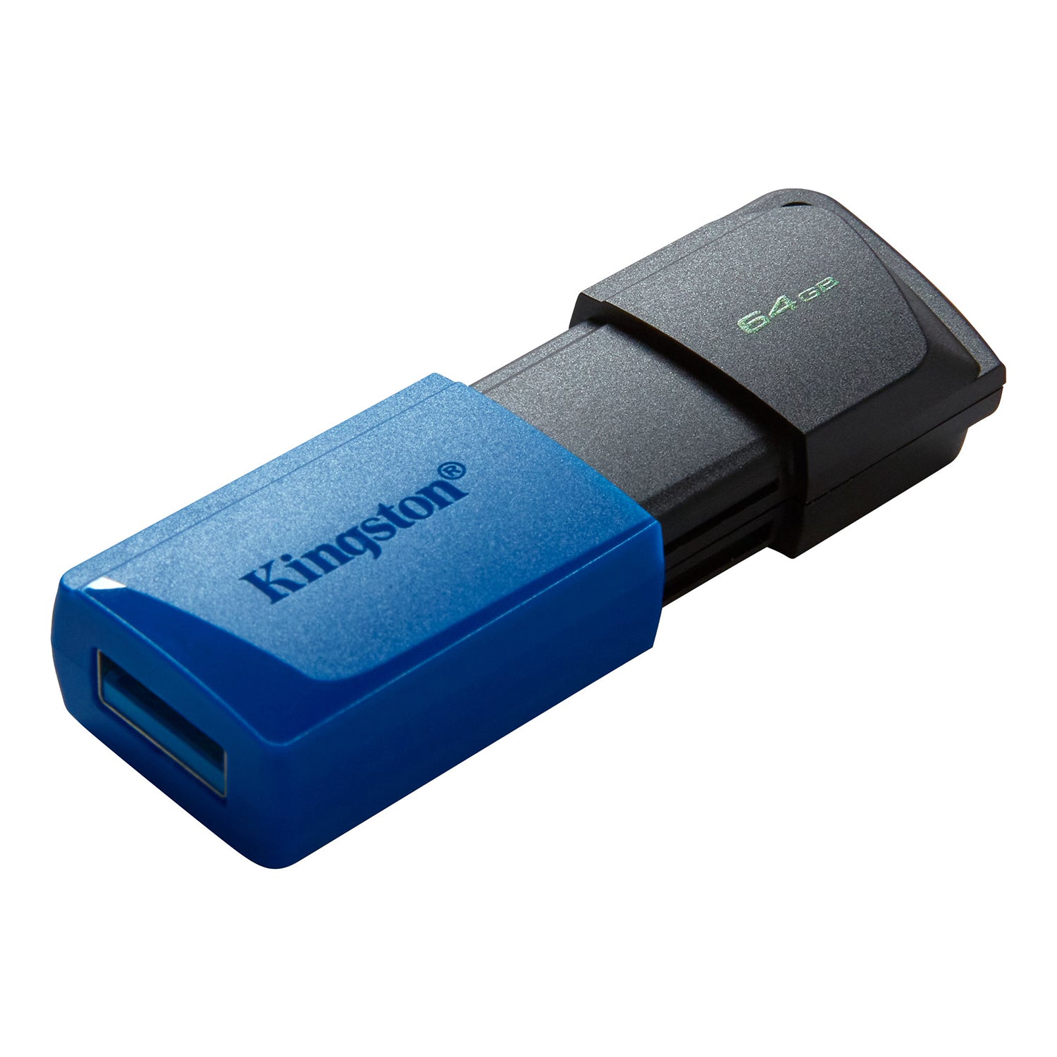 Kingston - Clé USB 3.2 Gen 1 DataTraveler Exodia M, Capacité de 64 Go, Bleu - Simple Boutique