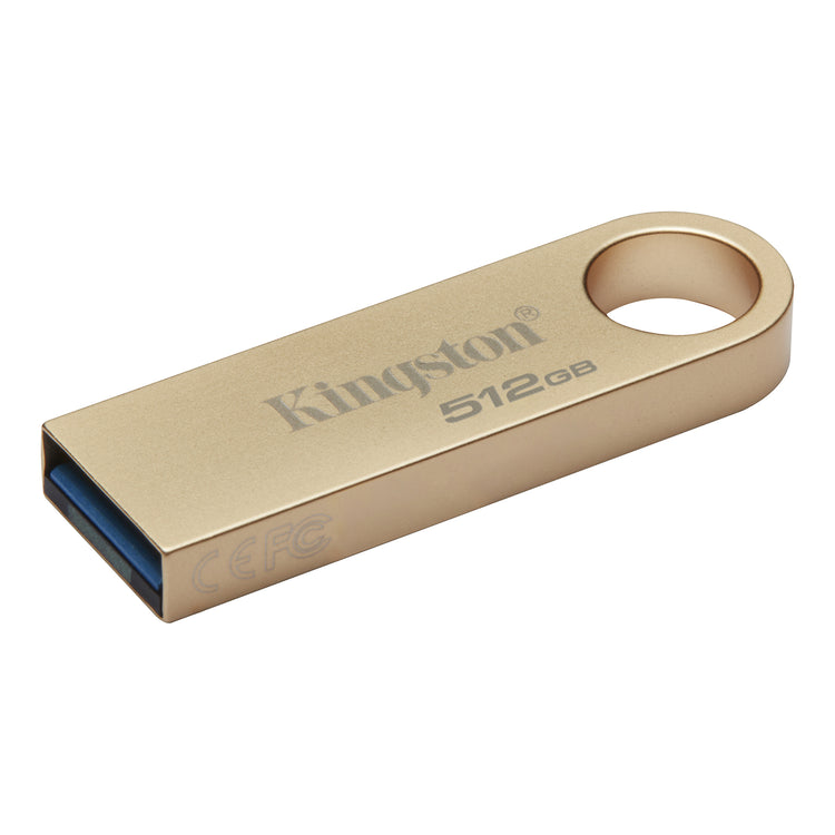Kingston - Clé USB 3.2 Gen 1 DataTraveler SE9 G3, 220Mo/s, Boitier en Métal, Capacité de 512 Go - Simple Boutique