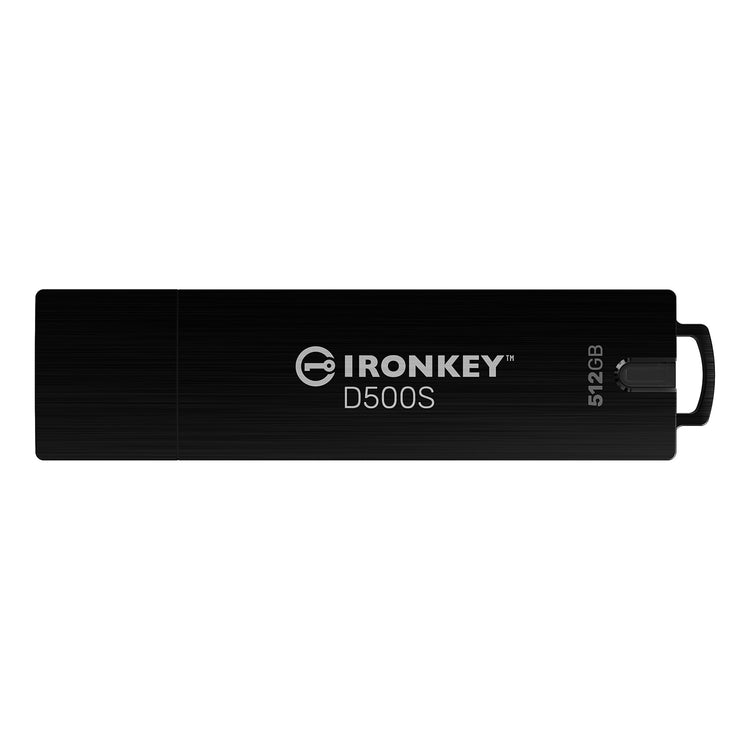 Kingston - Clé USB à Cryptage IronKey D500S, Certifié FIPS 140-3 niveau 3 (en attente), Capacité de 512 Go - Simple Boutique