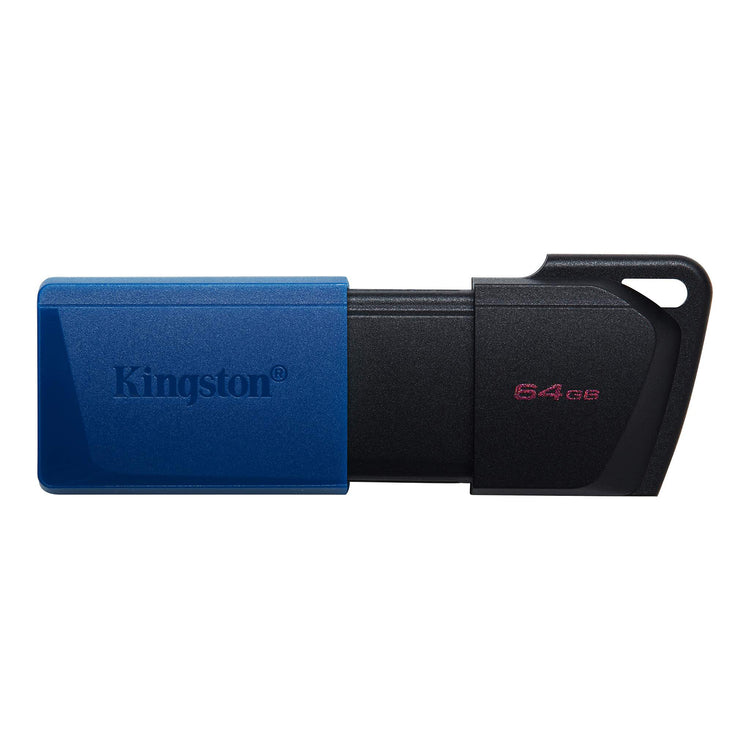 Kingston - Lot de 2 Clés USB 3.2 Gen 1 DataTraveler Exodia M, Capacité de 64 Go, Bleu - Simple Boutique