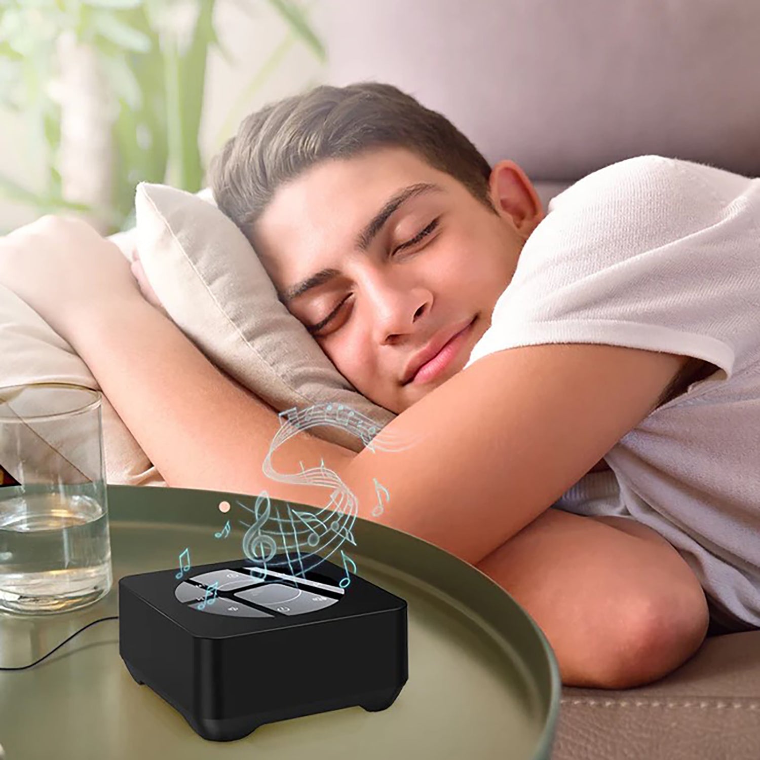 LetsFit - Machine à Son pour le Sommeil, 20 Bandes Sonores, Noir - Simple Boutique