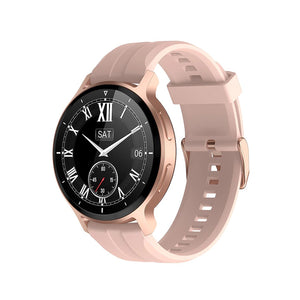 LetsFit - Montre Intelligente avec Moniteur de Fréquence Cardiaque et Suivi d'activité, Rose - Simple Boutique