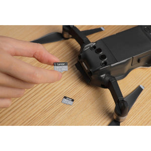 Lexar - Carte microSDXC UHS-I Avec Adaptateur SD, Jusqu'à 160 Mo/s en Lecture, Capacité de 64GO - Simple Boutique