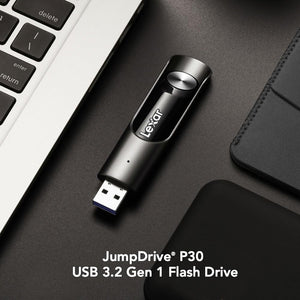 Lexar - Clé USB 3.2 GEN 1 JumpDrive P30, Jusqu'à 450mo/s en Lecture, Capacité de 128GO - Simple Boutique
