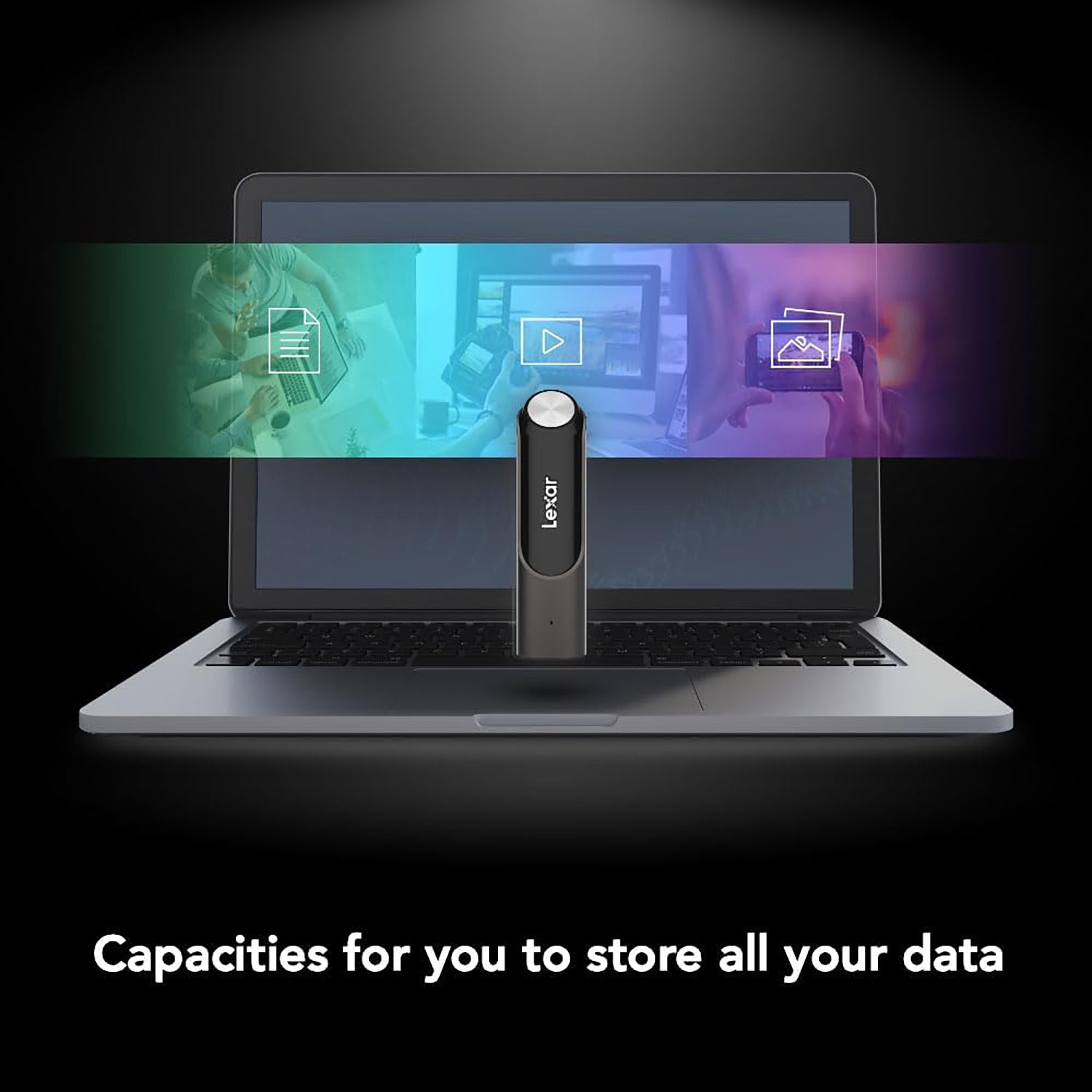 Lexar - Clé USB 3.2 GEN 1 JumpDrive P30, Jusqu'à 450mo/s en Lecture, Capacité de 256GO - Simple Boutique