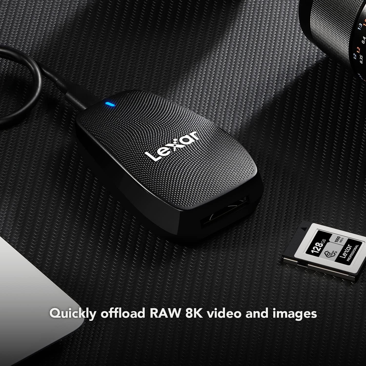 Lexar - Lecteur Professionnel USB 3.2 CFExpress Type B, Jusqu'à 1700 Mo/s en Lecture, Noir - Simple Boutique