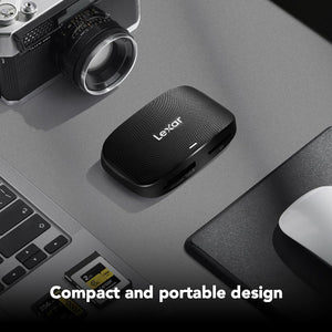 Lexar - Lecteur de Carte USB Professionnel pour CFexpress Type B et Cartes SD, Vitesses de Transfert jusqu'à 10 Gbit/s - Simple Boutique